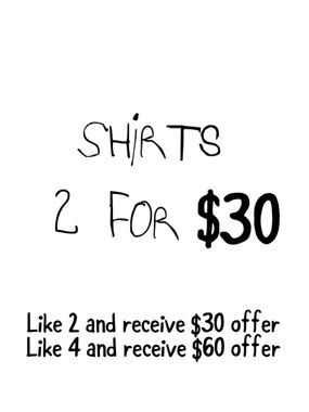 Bundle of Shirts Deal